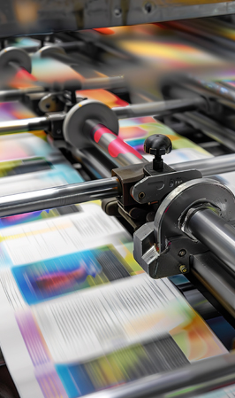 Premium visiting card printing with glossy and matte finishes