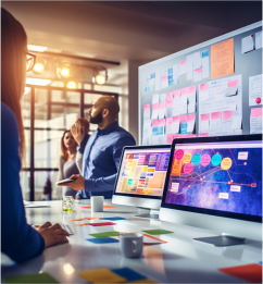 Professionally printed flyer and brochure design